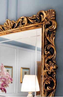 Ensemble de chambre arredoclassic™ Modigliani Baroque Rococo Lit Table de chevet 4 pièces.
