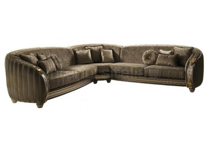 Canapé d'angle en cuir en forme de L Canapé Canapé living Suite Canapé design en coin arredoclassic