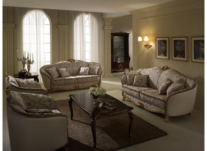Luxusklasse 3+2 Italienische Möbel Sofagarnitur Couch Sofa arredoclassic™