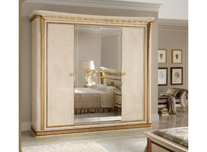 Armoire 4 portes antique Baroque Rococo Art Nouveau Mobilier Chambre