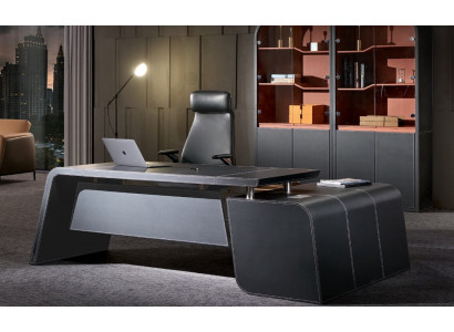 Bureau d'angle pour écrire au bureau, table de designer de luxe de classe de meubles