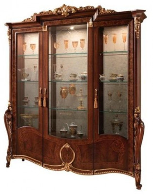 Vitrine 3 portes Armoires Meubles de salon Vitrines Armoires de conception Vitrines Mobilier verre nouveau