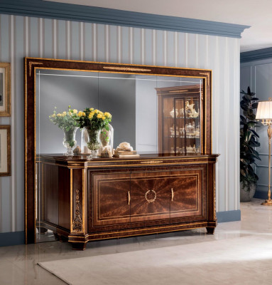 Buffet Commode Commodes Buffet mural + Miroir
