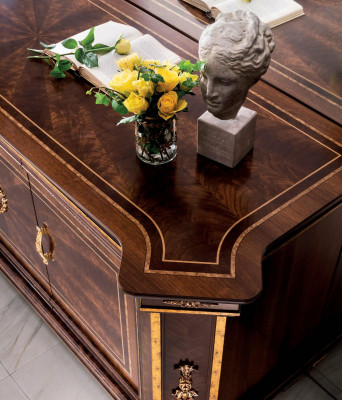 Buffet Commode Commodes Buffet mural + Miroir