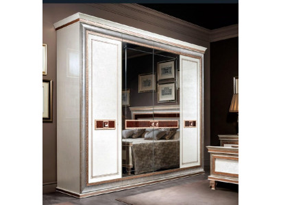 Chambre de designer Armoire Armoire Mobilier en bois Porte-manteau arredoclassic