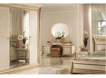 Coiffeuse Table Chambre Tabouret Miroir Jeunesse Style Antique Bois