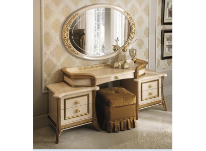 Coiffeuse Miroir Tabouret Commode Ensemble Chambre Complet neuf 3 pièces. Console