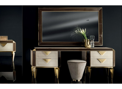 Coiffeuse Miroir + Tabouret Coiffeuse Coiffeuse Cosmétique arredoclassic