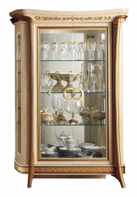 Mobilier de design en bois Style classique Baroque Vitrine Meuble italien Buffet
