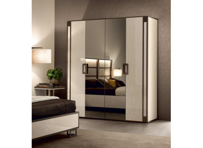Armoire de vêtements de luxe Design Armoires à vêtements Mobilier bois Mobilier italien