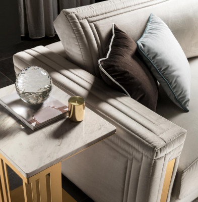 Trois places Canapé 3 places Salon Rembourrage Textile Moderne Design de Luxe Nouveau Mobilier de Canapé