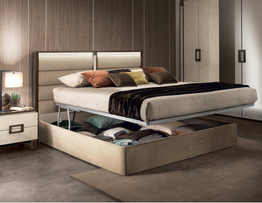 Literie de lit Classique Lit double en bois 180x200cm Lits Chambre d'hôtel neuve