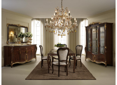 Table à manger Salle à manger Tables Table en bois Style Art Nouveau Style Antique Italie 200cm