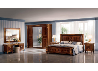 Lit en bois de designer classique Lits de luxe Noble Baroque Rococo Mariage