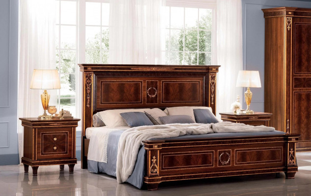 Chambre Hôtel Lits Lits Doubles Design Bois 180x200cm Meubles arredoclassic