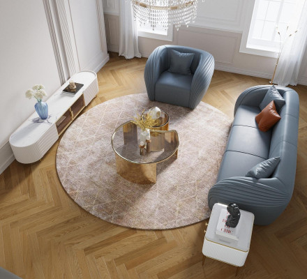 Ensemble de canapé 3+1 places Design Sofas Tapisserie Canapés Moderne de Luxe Nouveau