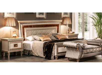 Lits design Lit Lit rembourré 180x200 Lit double meubles arredoclassic