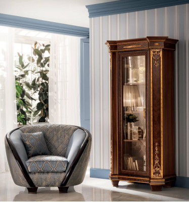 Vitrine Vitrine Armoire Mur Livres Vitrines Bois Rustique Baroque