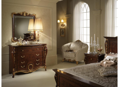Consoles Table Commode avec miroir Mobilier Luxe Ensemble Console 2pcs. Fabriqué en Italie