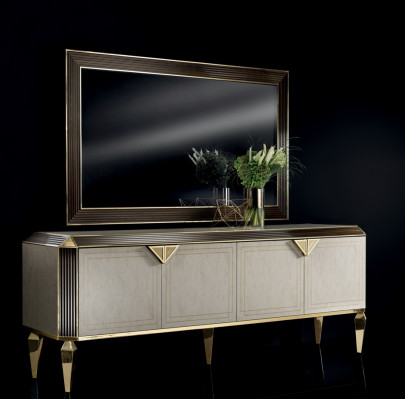 Coffre à tiroirs en bois Commode commode commode armoire en bois salon arredoclassic.