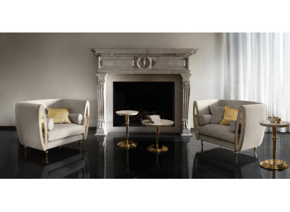 Fauteuil TV Chaise Canapé Baroque Rococo Art Nouveau Designer Mobilier Décoratif