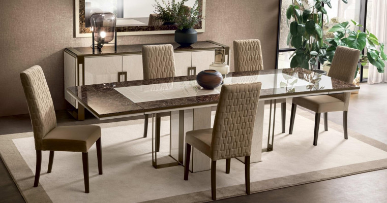 Table à manger Table Salle à manger Salon Suite Bois Design Tables 200x102/280cm