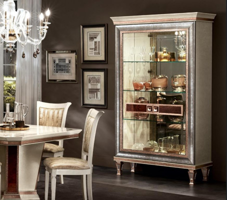 Vitrine Armoire Vitrines Salon Armoires Design Baroque Rococo Bois nouveau