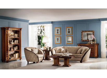 Canapé classique 1 place Fauteuil TV Art Nouveau Baroque Rococo Sofa