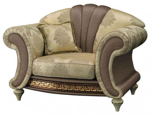 Fauteuil design en textile de luxe pour la télévision Canapé 1 place Canapé relax rembourré Lounge nouveau