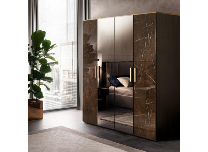 Armoire de vêtements de luxe Armoires de vêtements Armoires de designer Mobilier laqué de haute qualité Bois de vie Nouveau