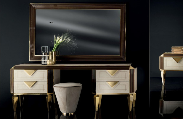 Consoles Table Coiffeuse Tables de maquillage Console arredoclassic Buffet en bois