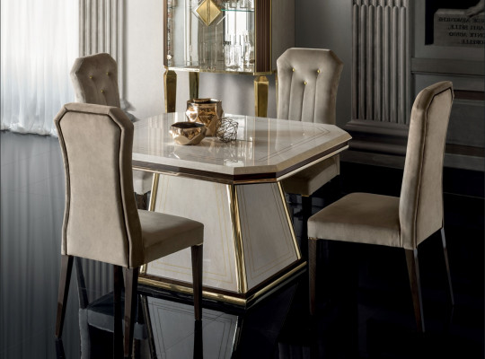 Meubles de luxe Table à manger Table Salle à manger Salon Bois Design Tables 120/160cm neuf