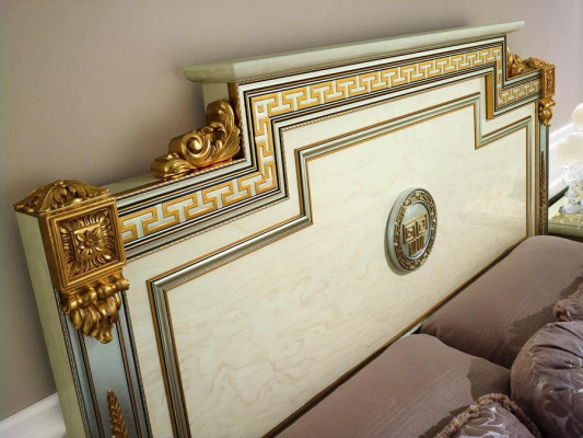 Chambre de luxe Lit Rembourrage Design Lits doubles de luxe King Size Lit d'hôtel
