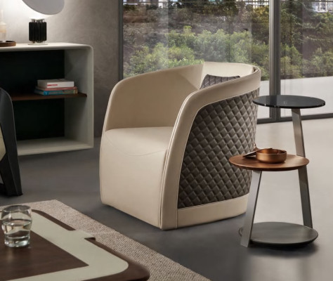 Fauteuil Lounge Luxe TV Club Siège Rembourrage Fauteuil Design Canapé