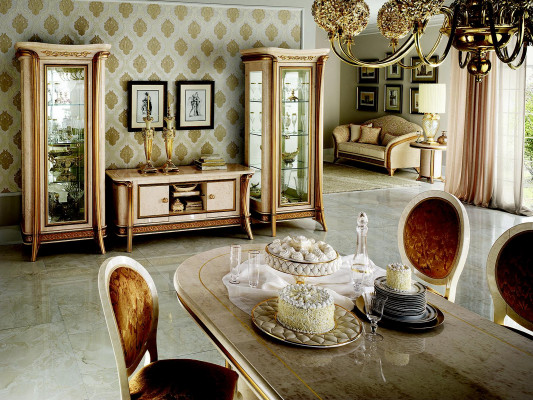 Meuble de télévision Buffet Commode Mobilier design classique Baroque Rococo Art Nouveau