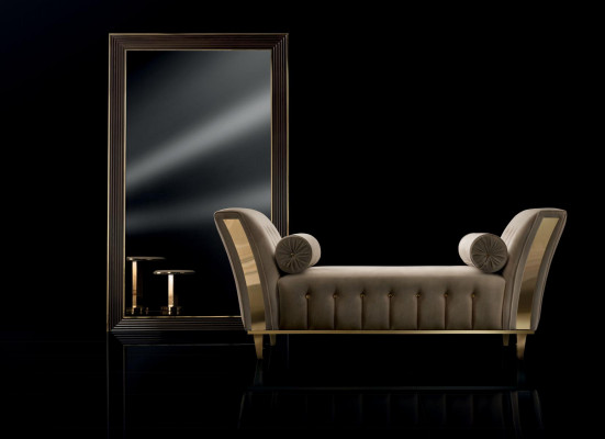 Canapé Salon tissu canapés Chaise longue Coussins de siège arredoclassic