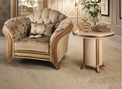 Table d'appoint Table ronde Table basse royale Meuble de designer Baroque