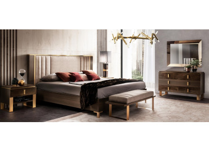 Conception de literie de lit double lit de chambre d'hôtel 180x200cm arredoclassic