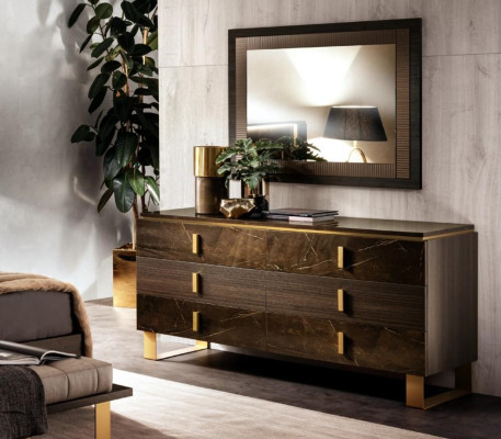 Buffet Sideboard Commode Miroir Véritable Artisanat Bois Baroque Rococo Commodes neufs