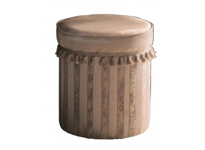 Tabouret de design Repose-pieds revêtement design Ottoman Tabouret Siège Textile Chaise longue Pouf