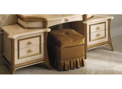 Revêtement de siège Revêtement de tabouret Siège tabouret Tabouret Textile Tissu Bois Style arredoclassic