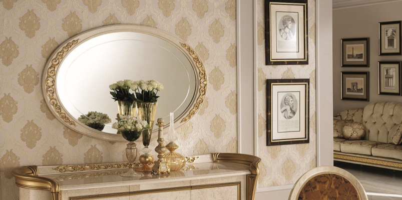 Miroir grand miroir mural xxl design royal rococo baroque mobilier miroir suspendu