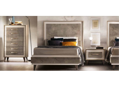 Design de rembourrage de lit de qualité luxe Hôtel double lits mariage 120x200cm sommeil
