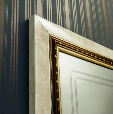 Miroir classique de luxe Console Chambre Style Moderne Miroir Mural en Verre