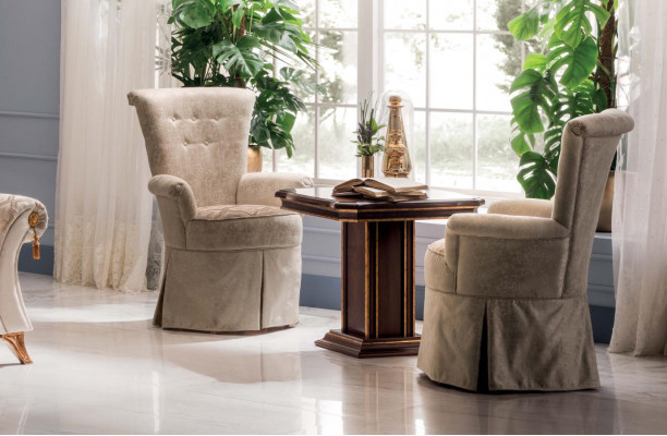 Salon Table basse Table d'appoint Table en bois massif Arredoclassic