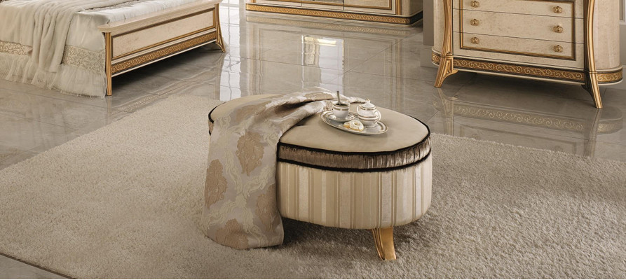 Conception Tabouret Rembourré Repose-pieds Ottomane Siège Chaise Pouf Rembourré Bancs