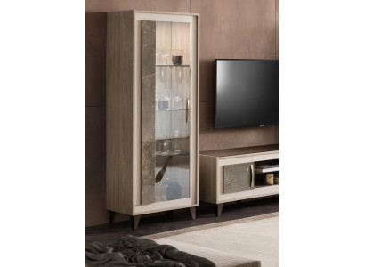 Vitrine Vitrine Étagère Bibliothèque Unité murale Armoire Mobilier Étagères Salon