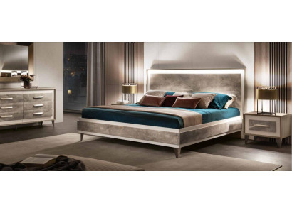 Conception de rembourrage de lit Lits de luxe doubles de l'hôtel Chambre de sommeil de mariage arredoclassic