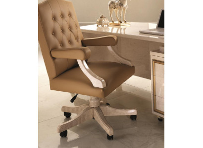 Chaise exécutive Chaise de bureau Chaise de bureau Chaise de bureau en cuir de chef Baroque Rococo Designer