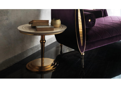 Table d'appoint Table ronde Table basse royal Meubles de designer acier inoxydable